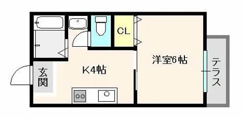 レシェンテ・ユウ【101号室】の間取り