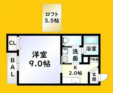 セフィロト弐番館【2階】の間取り