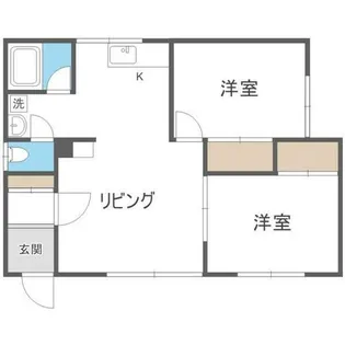 ギルビィハイツ【101号室】の間取り
