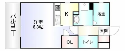 EL CEREZO【3階】の間取り