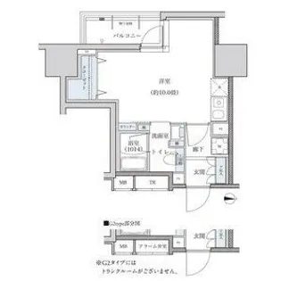 パークアクシス新栄【11階】の間取り