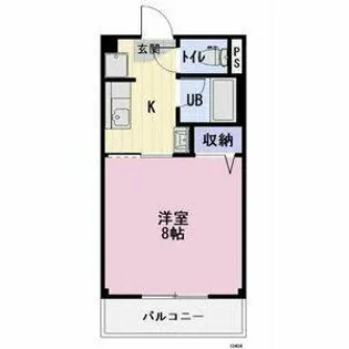 フォレストヴィラ【102号室】の間取り