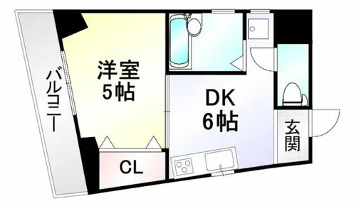 プリモレガーロ香春口【4階】の間取り