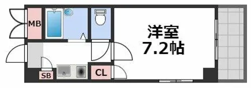 スティープルM’S【3階】の間取り