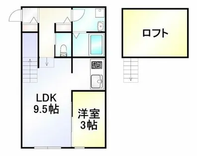 ラ・グランジュール伍番館【1階】の間取り