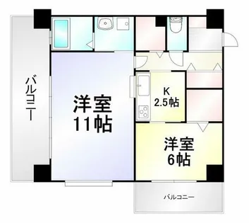 サンシャイン妙見表参道【7階】の間取り