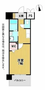 アクシオ北九州Ⅱ【7階】の間取り