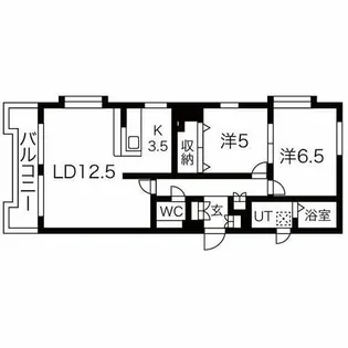 MSリリーズN22【6階】の間取り