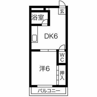 コーポエクシード【2階】の間取り