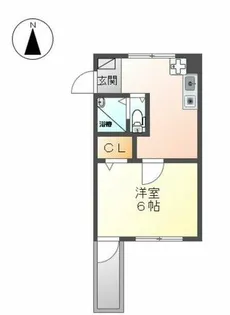 田中ビル【705号室】の間取り
