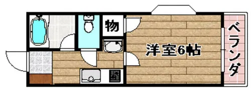 フルール【106号室】の間取り