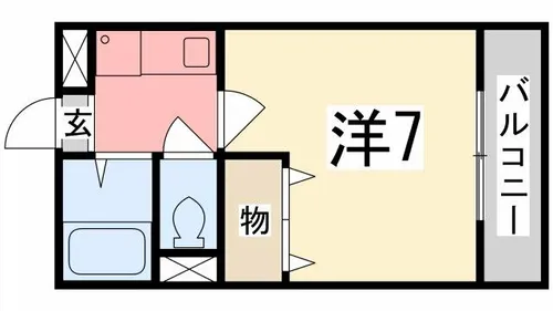 コンフォート網干北新在家【3階】の間取り