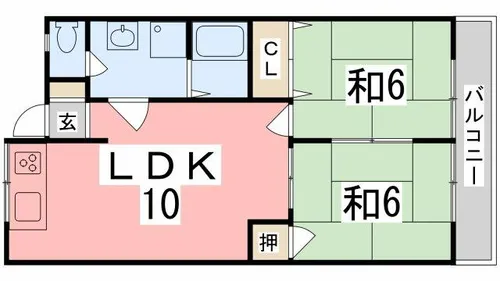 セトル青山A棟【203号室】の間取り