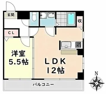 愛知県名古屋市南区寺崎町【マンション】の間取り