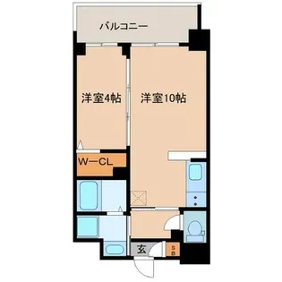 S-RESIDENCE東三国amante【2階】の間取り