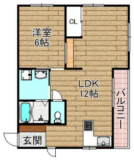 R高槻【2階】の間取り