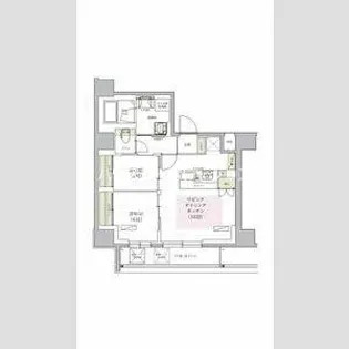 アーバネックス塚口【4階】の間取り