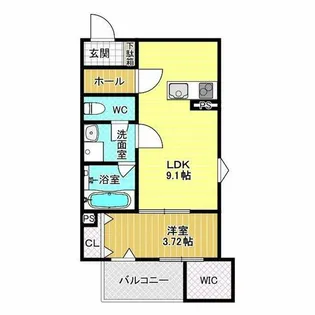 F+style恵我之荘【3階】の間取り