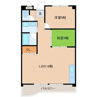 フローラ貴【2階】の間取り