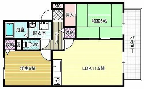 ファミーユメゾン【2階】の間取り