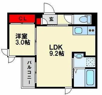 Regalestラフィエ【1階】の間取り