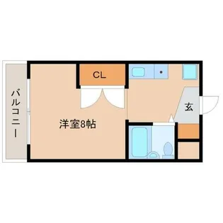 グランメール園田【3階】の間取り
