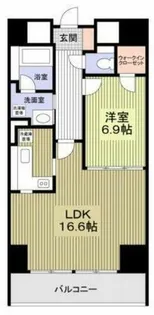 船場ミッドキューブ【11階】の間取り