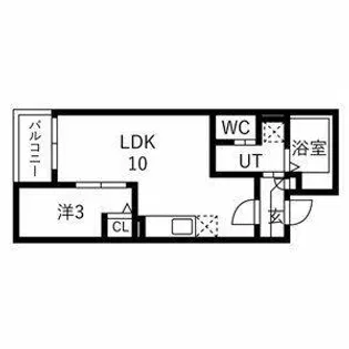 Jack inakamiⅠ【3階】の間取り