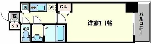 LANTANA GARDEN【8階】の間取り