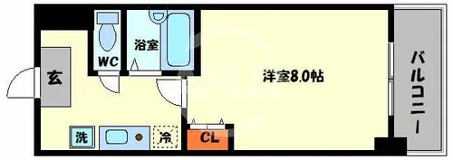 メゾンドラフィネ【3階】の間取り