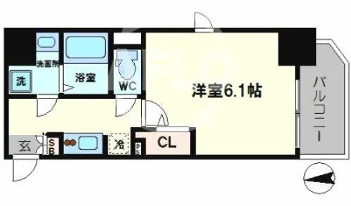 ルーエ本町【7階】の間取り