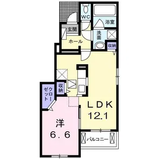 グランドペアレンツ浅井【1階】の間取り