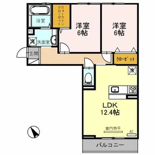 FIORE VERDE【3階】の間取り