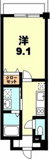 ルシールラホーヤ【101号室】の間取り