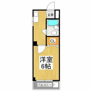 サンロワール北野田【3階】の間取り