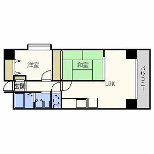 パルテール北【6階】の間取り