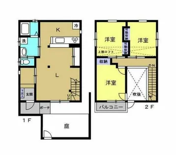 ナチュラルハウス【1階】の間取り