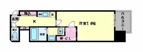 JPレジデンス大阪上町台【10階】の間取り