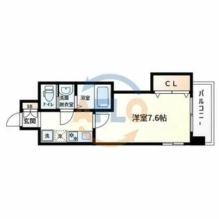 Luxe布施北Ⅱ【5階】の間取り