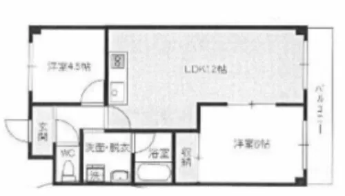 ボヌールリーブ・T【5階】の間取り