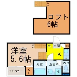 GIFTI【2階】の間取り