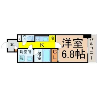 ル ディアマン【8階】の間取り