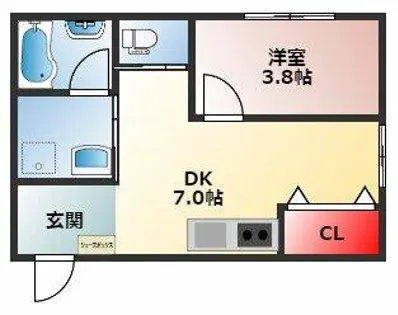 藤原マンション【304号室】の間取り