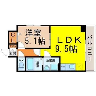 サンマール金山南【4階】の間取り