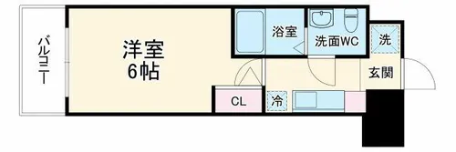 ARISTO扇町【10階】の間取り