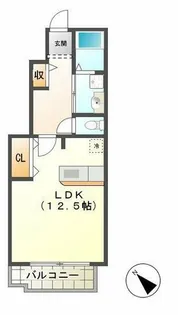 フランカルム【1階】の間取り