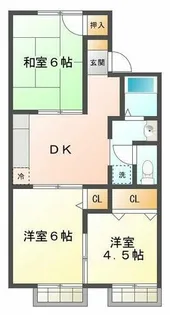 瑞ケ丘ビラ【2号室】の間取り