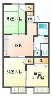 瑞ケ丘ビラ【2号室】の間取り