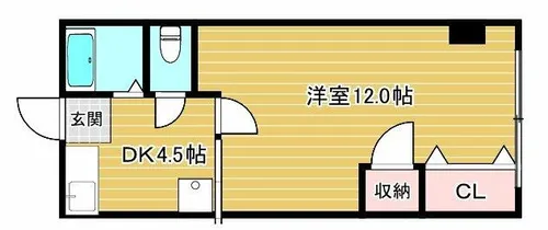 パレス上原【302号室】の間取り