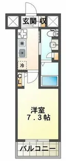 エステムプラザ神戸水木通グランクロス【5階】の間取り